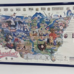 Cuadro Memorabilia Béisbol