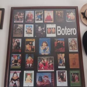 Cuadro Grande Lámina Retrospectiva de Botero (74 x 86 cm)