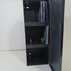 Organizador de CDs con tapa abatible
