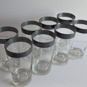 vasos de vidrio para coctelería.