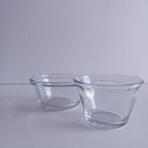 Par de Mini-Bowls de Vidrio Grueso