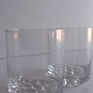 Pareja de Vasos Cortos de Burbujas